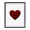 Stupell Industries Heart of Roses Bouquet Floating Frame, design by Christine Simpson Art